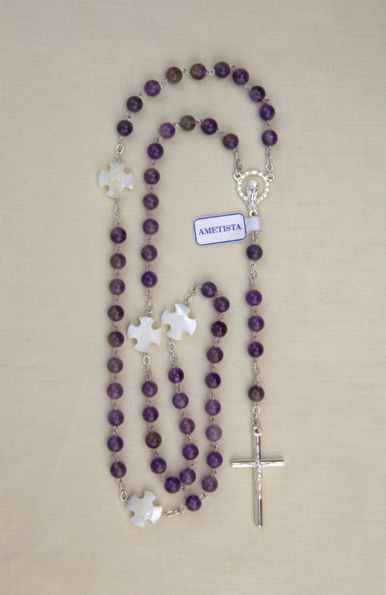 vendita rosari ametista roma