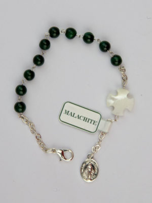 vendita bracciale malachite pietre dure roma