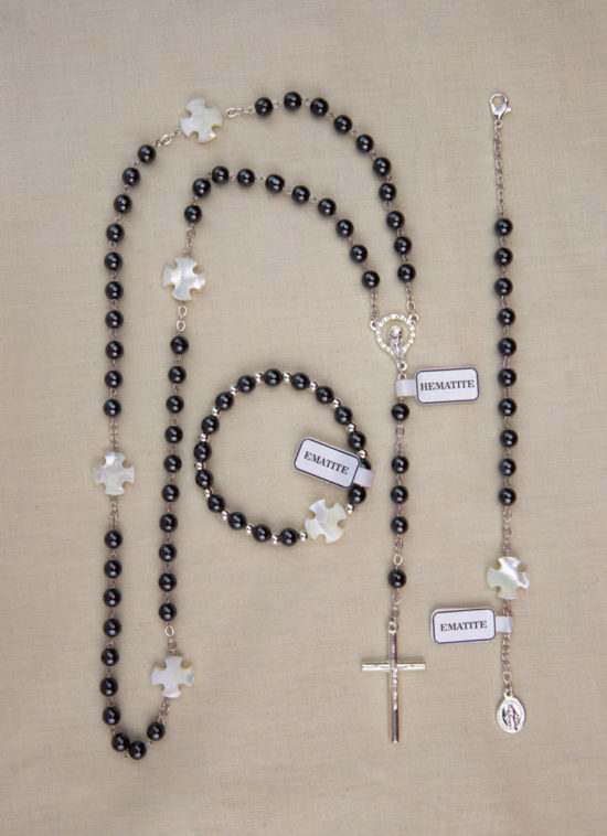 vendita rosari roma ematite